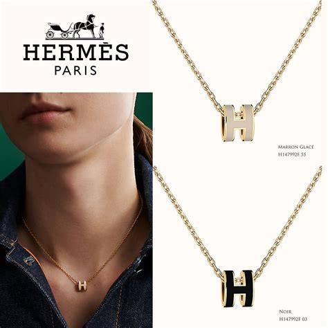 hermes mini pop h necklace australia|hermes pop h necklace white.